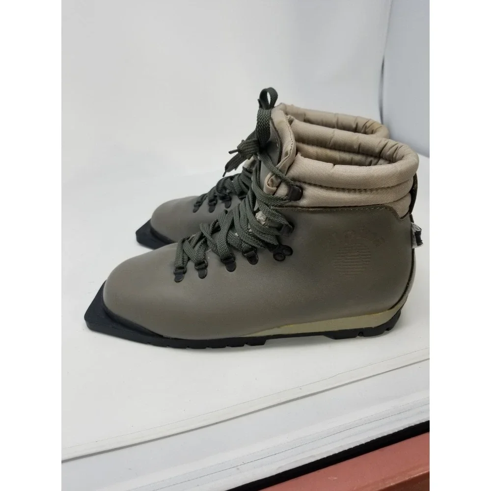 Alpina Boots Blazer Cross Country Nordic Ski Athletic 5107-0 Gray Vibram Sz 42